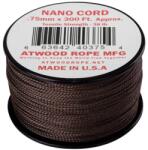 Atwood Rope MFG® Coardă Nano Cord Padáková (300 ft) ARM® (Culoare: Maro)