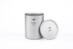 Keith Titanium® Cana termică din titan cu capac Keith® 450 ml (Culoare: Argintiu)