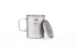 Keith Titanium® Cană din titan cu capac Keith® 450 ml (Culoare: Argintiu)