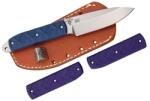 KA-BAR Cuțit cu lamă fixă "Boss" KA-BAR® (Culoare: Albastru, Variantă: Lamă gri - Stone Wash)