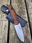 Willumsen Copenhagen® Cuțit cu lamă fixă Birddog Willumsen® (Culoare: Melange Light Tan, Variantă: Lamă gri - Stone Wash)
