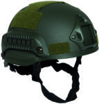 Mil-Tec® (Sturm Handels) Cască de luptă americană MICH 2002 RAIL Mil-Tec® (Culoare: Negru)