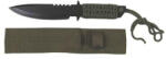 MFH® (Max Fuchs®) Cuțit universal cu lamă fixă MFH® cu paracord