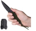 ANV Cuțit cu lamă fixă ANV® P100 (Culoare: Verde măsliniu, Variantă: Lamă neagră - Cerakote)