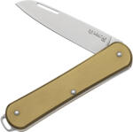 Fox Knives Cuțit pliabil Vulpis Fox Knives® (Culoare: Bronz Maro, Variantă: Lamă argintie - Satin)
