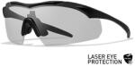 Wiley X Ochelari de protecție pentru trageri Vapor 2.5 Laser Wiley X® (Culoare: Negru, Lentile: Tentă Gri Deschis)