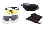 Revision Ochelari StingerHawk Deluxe Revision®, 3 lentile (Culoare: Negru, Mărime: Mare)