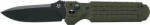 FKMD® Cuțit pliabil Predator 2F Auto FKMD® (Culoare: Verde măsliniu, Variantă: Lamă neagră)