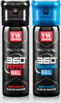 TW1000 Set de spray-uri Tactical Pepper Gel + Gel de Antrenament TW1000® / 45 ml (Culoare: Negru)