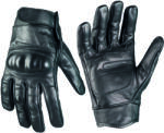 Mil-Tec® (Sturm Handels) Mănuși din piele TACTICAL Mil-Tec® cu protecție din plastic (Culoare: Negru, Mărime: XL)