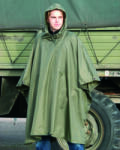 Mil-Tec® (Sturm Handels) Poncho ripstop Mil-Tec® (Culoare: Verde măsliniu)