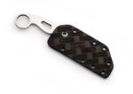 Hydra Knives® Cuțit EDC Buzzard Hydra Knives® (Culoare: Argintiu, Variantă: TOC KYDEX® NEGRU)