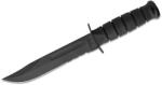 KA-BAR Cuțit cu lamă fixă Fighting KA-BAR® (Culoare: Negru)