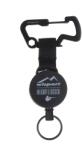 Wisport® Karabina Key-Back cu şnur retractabil Wisport® (Culoare: Negru, Mărime: Mare)