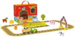 Tooky Toy Tanyaszett tokban pályával 31 db (TJ459)