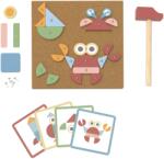 Tooky Toy Játék kalapáccsal Formák Pasztell (TH155N)