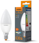Videx C37 LED izzó 7 W-os natúr fehér E14-es foglalattal (4289)