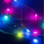 LEDISSIMO SMART FAIRY LIGHT LED fényfüzér szett , RGB-CCT , dimmelhető , 10 m , USB , távirányítóval , IP65 , flexibilis , TUYA , LEDISSIMO AMBIENT LIGHT (412588)