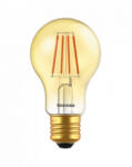 Toshiba LED lámpa , égő , izzószálás hatás , filament , E27 foglalat , 4.5 Watt , meleg fehér , borostyán sárga , TOSHIBA , 5 év garancia (DELS-FBA44P5A7AF11)