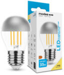 Modee LED lámpa , égő , izzószálas hatás , filament , E27 foglalat , G45 , 4 Watt , meleg fehér , Silver Top , Modee (ML-P45F2700K4WE27ST)