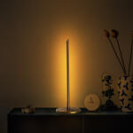 Opviq Elegáns arany asztali lámpa, fém ház, 51 cm magas, 18 cm alap átmérő | 12W-os LED-aljzat, 3000K meleg fény, 80 CRI | Tökéletes nappali, hálószoba vagy irodai dekorációhoz | Stílusos és funkcionális di