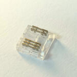 LEDISSIMO Gyorscsatlakozó , 12 mm-es RGBW DOTLESS COB LED szalaghoz , 5 pólusos , szalag-vezeték toldáshoz , IP20/IP65 , MULTI SNAP (418092)