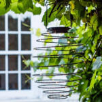 LEDvonal LED dekoráció , kültéri , napelemes , méhkas , 15 db LED , meleg fehér , fekete (7615XB-uk)