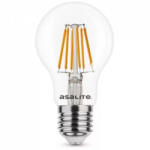 Asalite LED lámpa , égő , izzószálas hatás , filament , körte , E27 foglalat , 8 Watt , természetes fehér (ASAL0124)