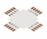 LEDISSIMO Elosztó elem , PCB , 10 mm--es RGBW LED szalaghoz , L, T vagy X elosztáshoz (409373)
