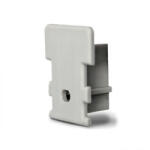 LEDvonal Végzáró alumínium profilhoz, ezüst színű , GROUND OUT10 , lyukas (111387)