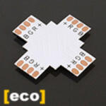 LEDISSIMO Elosztó elem , PCB , 10 mm--es RGB LED szalaghoz , L, T vagy X elosztáshoz (400554)