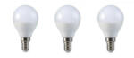 V-TAC LED lámpa , égő , kis gömb , E14 foglalat , 4.5 Watt , meleg fehér , 3 darabos csomag (217357)