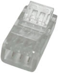 LEDISSIMO Gyorscsatlakozó , 8 mm-es CCT LED szalaghoz , 3 pólusos , vezeték-szalag toldáshoz , IP20/IP65 , MULTI SNAP (413479)