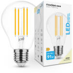 Modee LED lámpa , égő , izzószálas hatás , filament , E27 foglalat , A60 , 10 Watt , természetes fehér , 4000K , Modee (ML-A60F4000K10WE27)