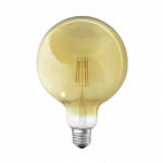 OSRAM LED lámpa , égő , izzószálas hatás , filament , E27 foglalat , G125 , 6W , meleg fehér , dimmelhető , arany , LEDVANCE Smart+ WIFI (4058075609693)
