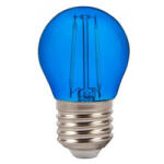 V-TAC LED lámpa , égő , izzószálas hatás , filament , kisgömb , E27 foglalat , G45 , 2 Watt , kék (217412)