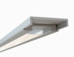 VIALUMIS 968-969 VL Eloxált Aluminum U Profil LED szalaghoz 1m , FLAT-WIDE (419938)