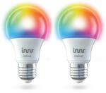 Innr LED lámpa , égő , INNR , 2 x E27 , 2 x 9.5 Watt , RGB , CCT , dimmelhető , Philips Hue kompatibilis (RB 286 C-2)