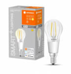 OSRAM LED lámpa , égő , izzószálas hatás , filament , kis gömb , E14 , 4W , meleg fehér , dimmelhető , LEDVANCE Smart+ WIFI (4058075609778)