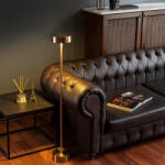 Opviq Vintage állólámpa fém házzal, 111 cm magas, 16 cm átmérőjű | IP20, 8 órás fényidő, 2x2600mAh akkumulátor, 80 CRI, integrált LED 5W 3000K | Stílusos világítás otthoni és irodai dekorációhoz (119FRS1306