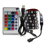 LV Szett , 2 méter RGB LED szalag , USB csatlakozóval , 3528 , 60 led , 4.8 Watt (406198)