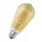 OSRAM LED lámpa , égő , izzószálas hatás , filament , E27 foglalat , ST64 , Edison , 6W , meleg fehér , dimmelhető , arany , LEDVANCE Smart+ WIFI (4058075610545)