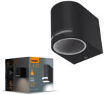 Videx Justin oldalfalra helyezhető fekete IP54-es védettségű kültéri lámpatest GU10-es foglalattal (5833)