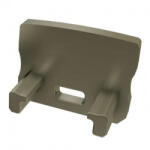 Lumines Végzáró CLICK alumínium U profilhoz , lyukas , INOX , aranybarna (12-0013-00)