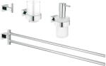 GROHE Essentials Cube fürdőszobai kiegészítő szett 4 in 1 (40847001)