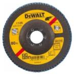DeWalt Acc DeWalt Lamellás csiszolókorong Ø125mm x 22.2 x 80G mélyített (DT3267)