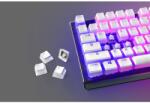 SteelSeries PrismCAPS Universal Double Shot PBT Keycaps White UK, 170293, Billentyűzet (60219)