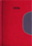 Dayliner Naptár, tervező, B5, heti, DAYLINER "Memphis", piros-szürke (NMB5PSZU) - onlinepapirbolt