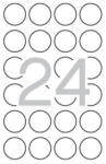 APLI Etikett, 40 mm kör, biztonsági, APLI, 240 etikett/csomag (LCA11271) - onlinepapirbolt