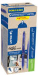 Pilot Rollertoll, 0, 35 mm, törölhető, nyomógombos, PILOT "Frixion Clicker, Bonus Pack", kék + betét (PFBKB) - onlinepapirbolt